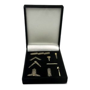 Mini værktøjssæt - guld/sort